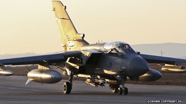 Royal Air Force Tornado GR4 aircraft have been in action over Iraq in the fight against IS
