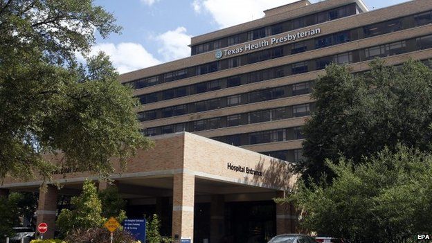 The Texas Health Presbyterian Hospital in Dallas, Texas, USA, 01 October 2014,