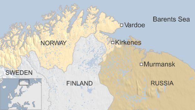 Norway To Russia Map Ukraine Crisis Spells Arctic Freeze In Russia-Norway Ties - Bbc News