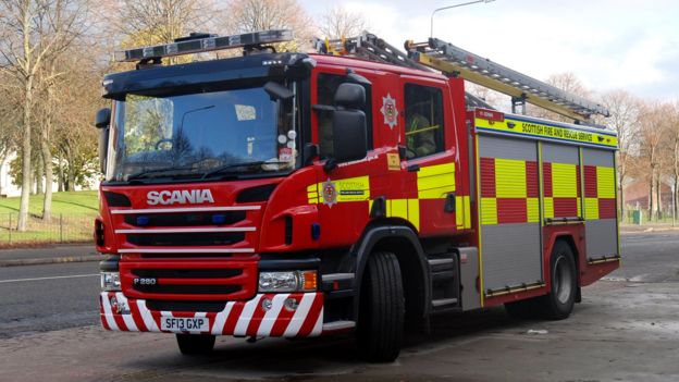 Three teenagers reported following fire in Stornoway - BBC News