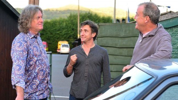 Top Gear crew 'chased by thousands and out of country' - BBC News