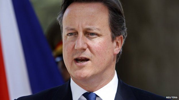 British PM David Cameron in Kabul. 3 Oct 2014