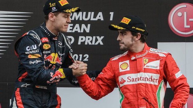 Sebastian Vettel & Fernando Alonso