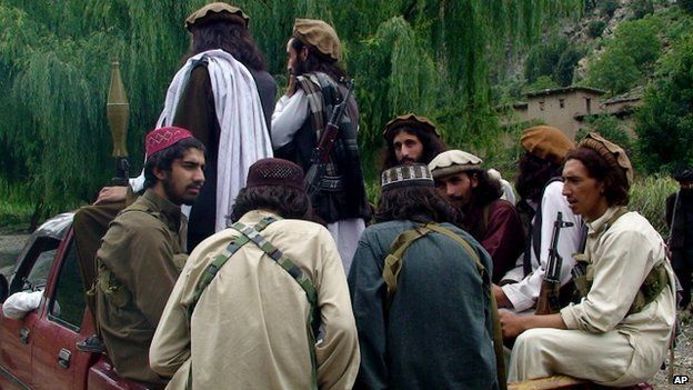 Pakistani Taliban fighters. File photo