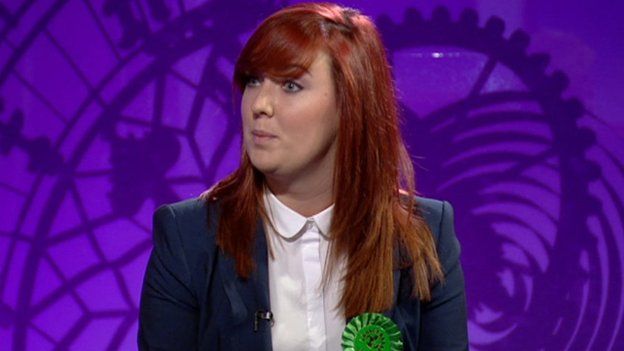 Green Party candidate Abi Jackson