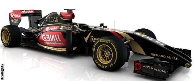The new car for Lotus's 2014 campaign