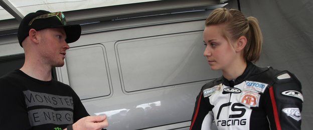 Bradley Smith and Georgina Polden