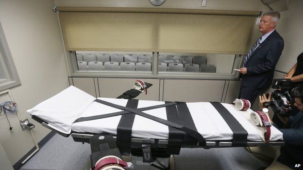 The death chamber in Oklahoma