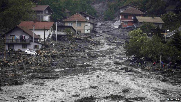 Floods in Topcic Polje May 2014