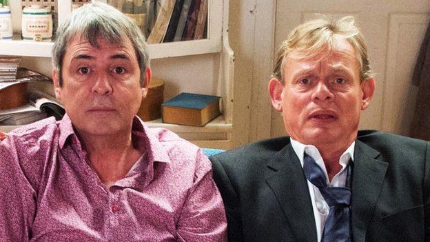 Neil Morrissey and Martin Clunes as Tony and Gary