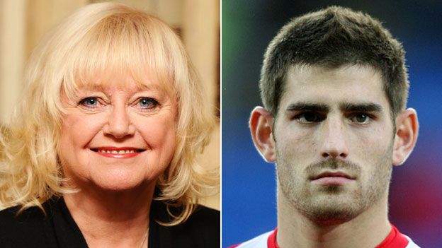 Judy Finnigan and Ched Evans