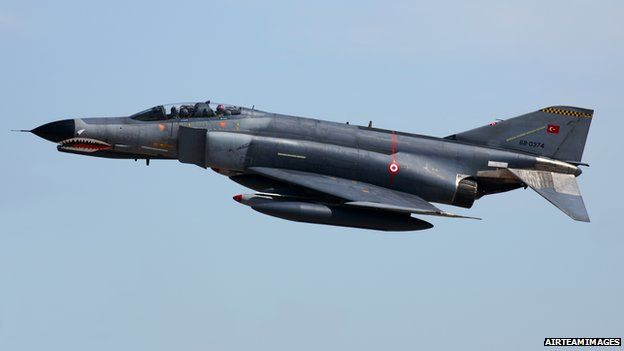 Turkish F-4 jet - file pic