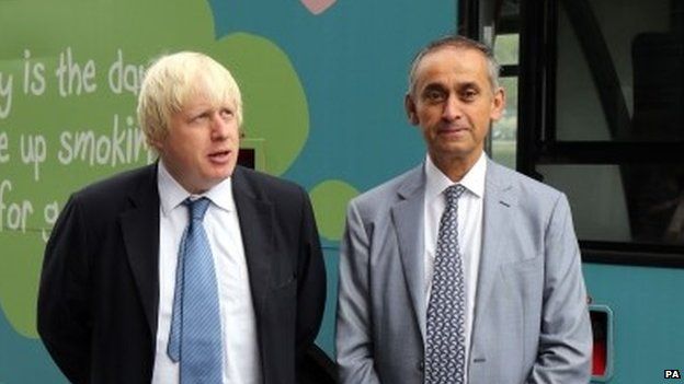 Boris Johnson and Lord Darzi