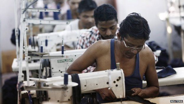 India garment factory workers