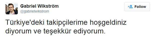 Tweet in Turkish by Gabriel Wikstrom
