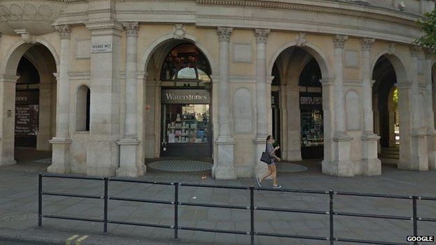 Waterstones store at Trafalgar Square