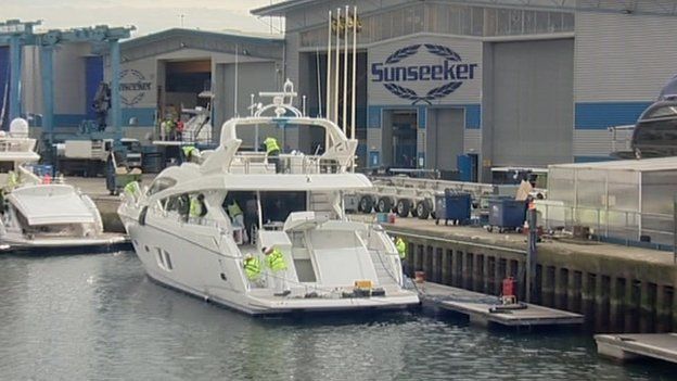 300 Jobs At Risk At Sunseeker Luxury Yacht Maker Bbc News
