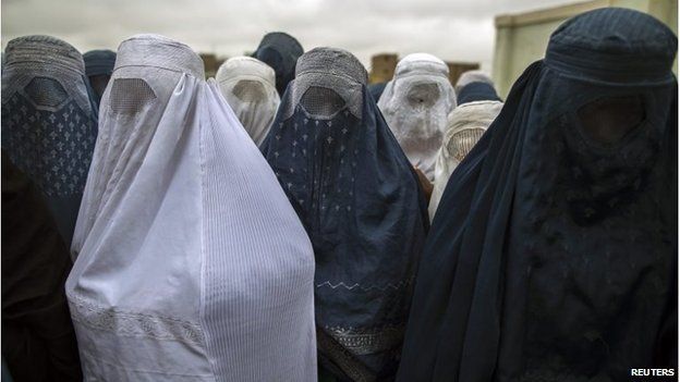 Women wearing burkas in Afghanistan (file image)