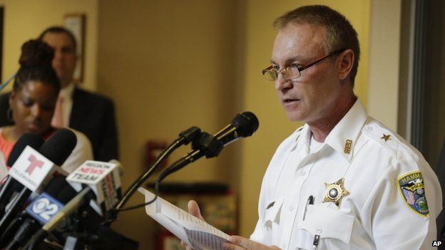 Hammond Police Chief John Doughty appeared in Hammond, Indiana, on 20 October 2014