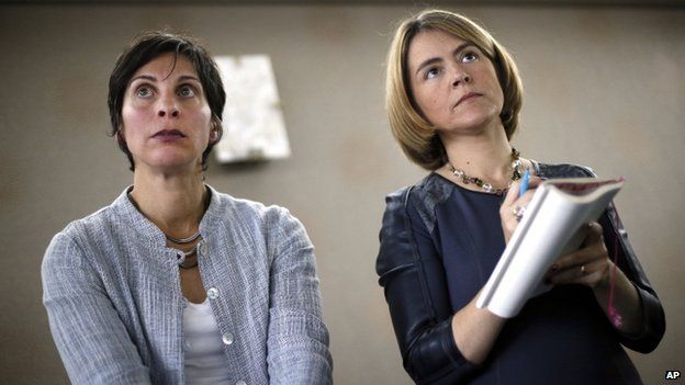 United Nations human rights experts Leilani Farha and Catarina de Albuquerque appeared in Detroit, Michigan, on 20 October 2014
