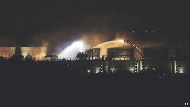 Fire at Didcot power station