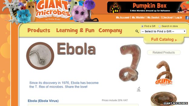 The Ebola cuddly toy