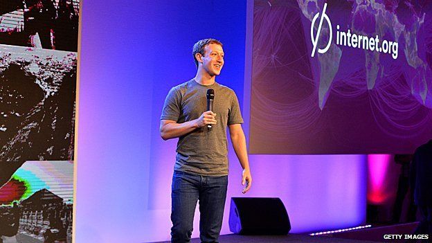 Mark Zuckerberg at the two-day Internet.org summit held in New Delhi
