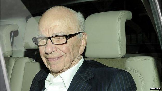 News Corp chairman Rupert Murdoch arrives at his apartment in London 11 July 2011