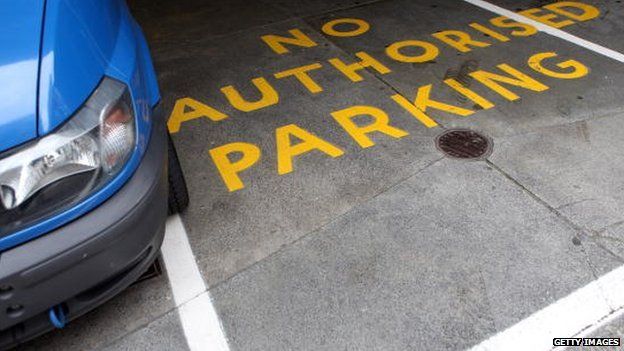 Private car parking space