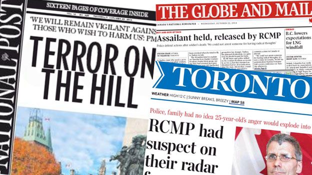 Canadian newspaper font pages