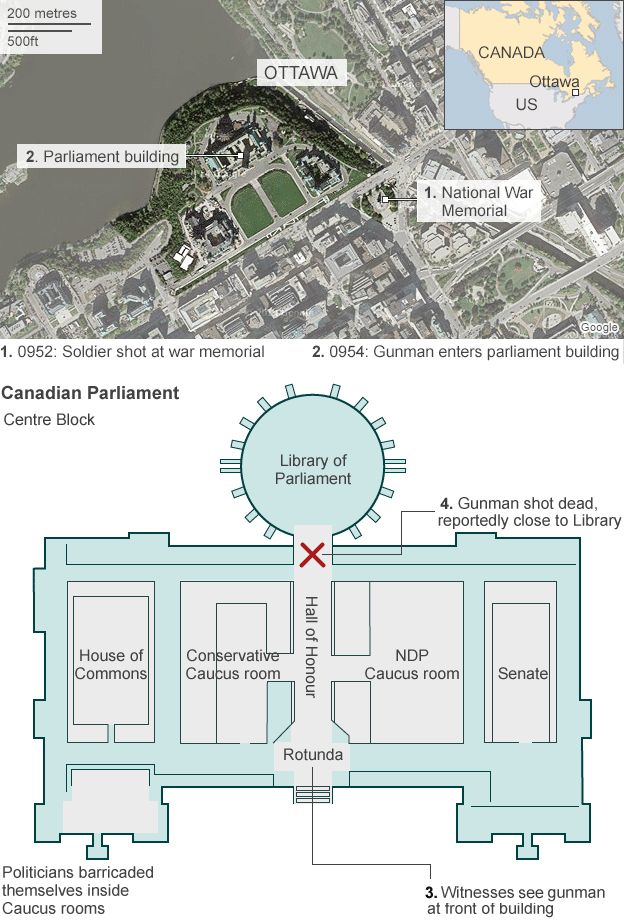 Ottawa Shootings Canada To Toughen Terror Laws Bbc News 8401