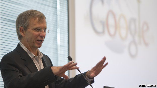 Google Senior Vice President of Engineering and Research Alan Eustace speaks during the grand opening of Google Kirkland on 28 October 2009 in Kirkland, Washington.