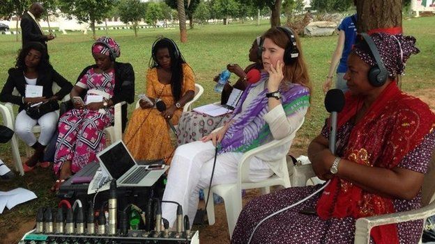 BBC World Service team speak to Nigerian women