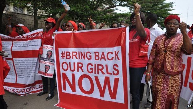 Protest for the Bring Back Our Girls Campaign