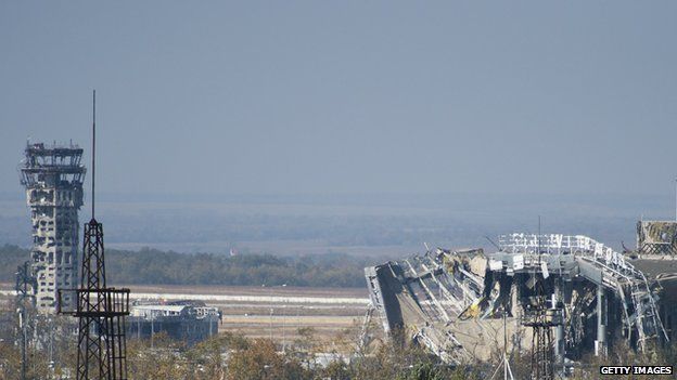 Destroyed airport