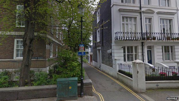 Body Found Impaled On Railings In West London Bbc News 