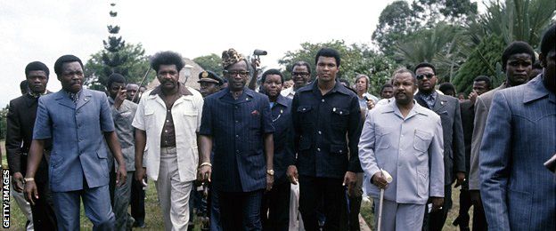 Don King, President Mobutu and Muhammad Ali