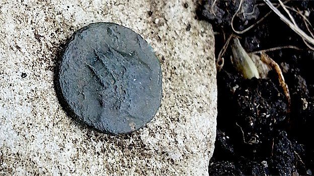 coin found metal detecting