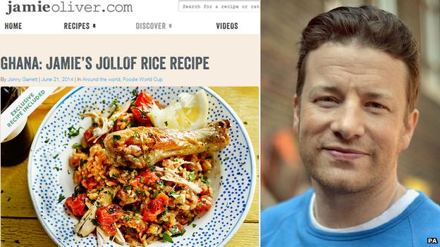Jamie's Jollof rice recipe and chef Jamie Oliver