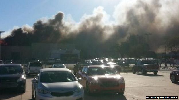 Photo of smoke at Wichita airport