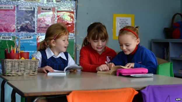 Students in a classroom at a school in the Coogee suburb of Sydney - 17 June 2013