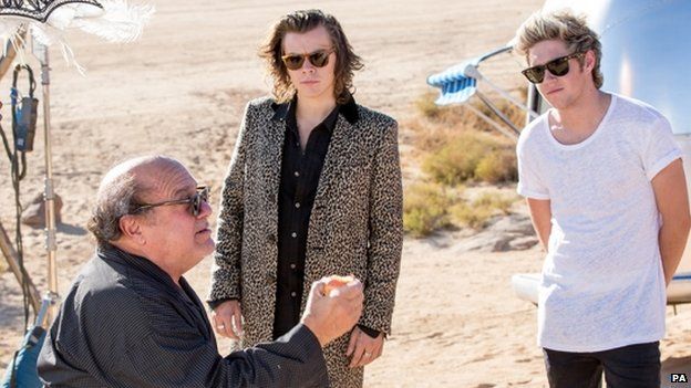 Danny DeVito, Harry Styles and Niall Horan