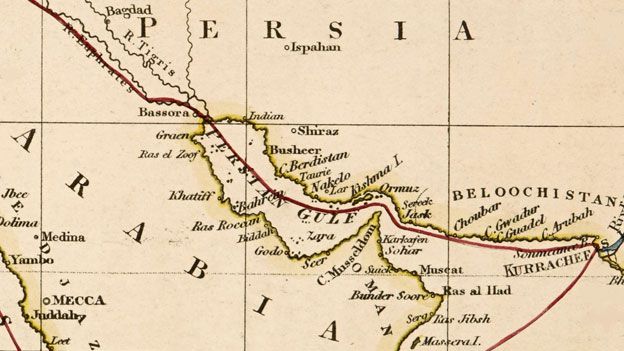 Map showing Gwadar