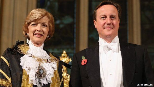 Fiona Woolf with David Cameron
