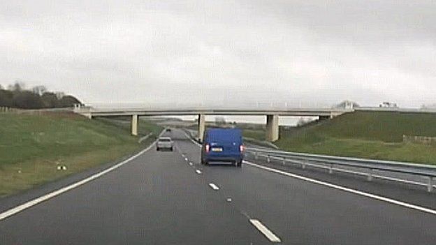 A43 Corby link road figures less than half predicted level - BBC News