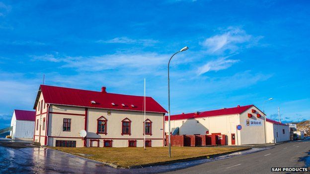 Picture of the SAH Products factory in Blondous, Iceland