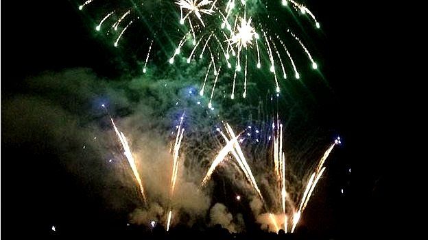 BBC Heaton Park Fireworks, in 2014