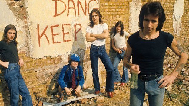 AC/DC in 1976