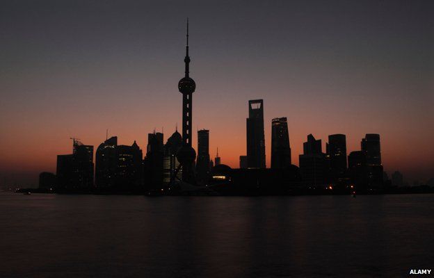 Shanghai dusk