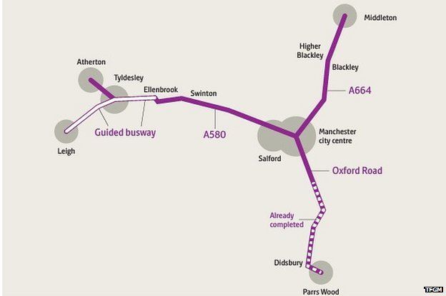 Leigh Guided Busway Map Greater Manchester Busway: Meeting For Leigh-Ellenbrook Link Residents -  Bbc News